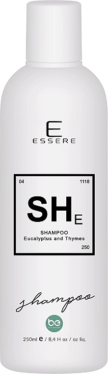Глибоко очищувальний шампунь "Евкаліпт і чебрець" - Essere Shampoo — фото N1