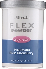 Акриловая пудра, ярко-белая - IBD Flex Powder Bright White — фото N3