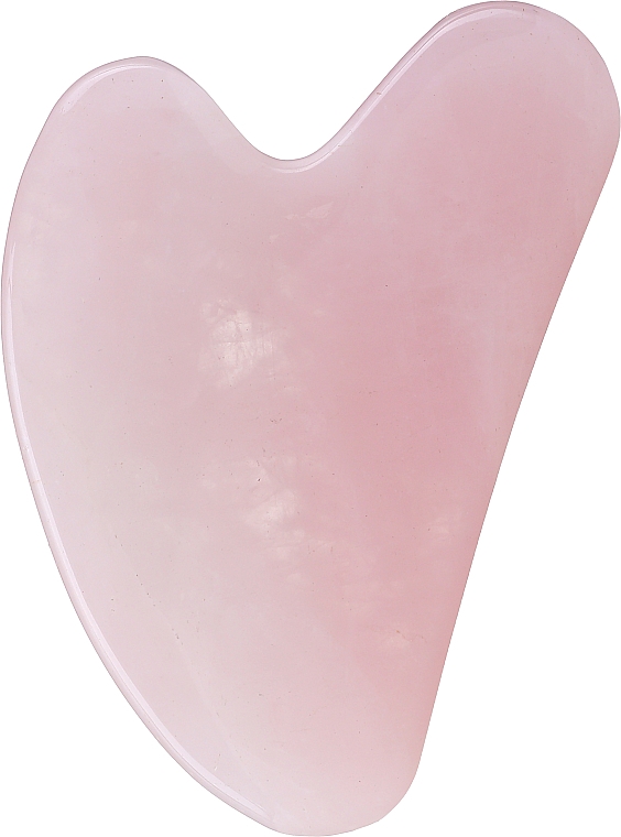 Масажер для обличчя, рожевий - Lewer Pink Gua Sha Face Massager — фото N1