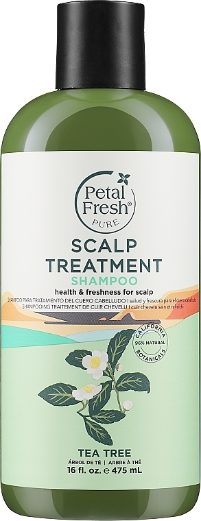 Шампунь для шкіри голови, чайне дерево - Petal Fresh Shampoo — фото N1