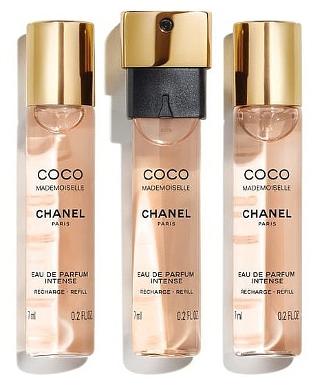 Chanel Coco Mademoiselle Eau de Parfum Intense Mini Twist and Spray Refill - Набір (edp/refill/7mlx3) — фото N1