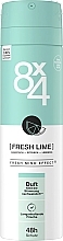 Парфумерія, косметика Дезодорант - 8x4 №.7 Fresh Lime Deodorant