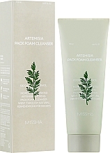 УЦЕНКА Пенка для лица с полынью - Missha Artemisia Calming Pack Foam Cleanser * — фото N2