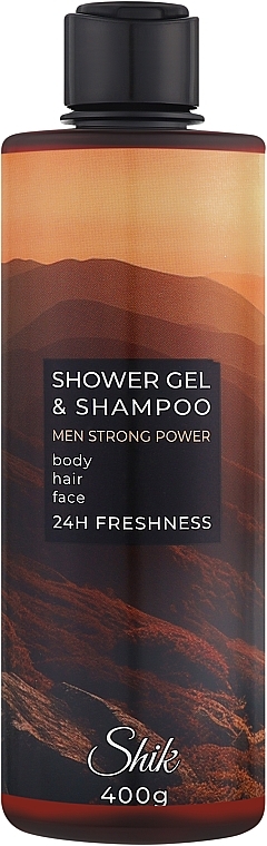 Гель-шампунь для душа и волос - Shik Men Strong Power Shower Gel&Shampoo — фото N1