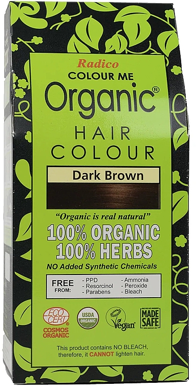 Органическая краска для волос - Radico Colour Me Organic Hair Colour — фото N1