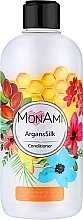 Кондиціонер для ламкого й тонкого волосся - MonAmi Argan & Silk Conditioner — фото N1