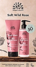 Парфумерія, косметика Набір - Urtekram Soft Wild Rose Body Care Gift Box (b/wash/200ml + b/lot/245ml)