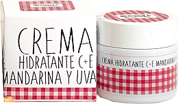 Духи, Парфюмерия, косметика Крем для лица - Alimenta Spa Mediterraneo Moisturising Cream C + E Mandarine & Grape