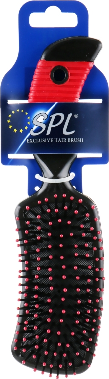 Щетка массажная, 8585, красная - SPL Hair Brush — фото N1