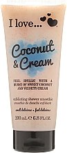 Парфумерія, косметика Скраб для тіла - I Love... Coconut & Cream Velvety Hydrates Exfoliating Shower Smoothie
