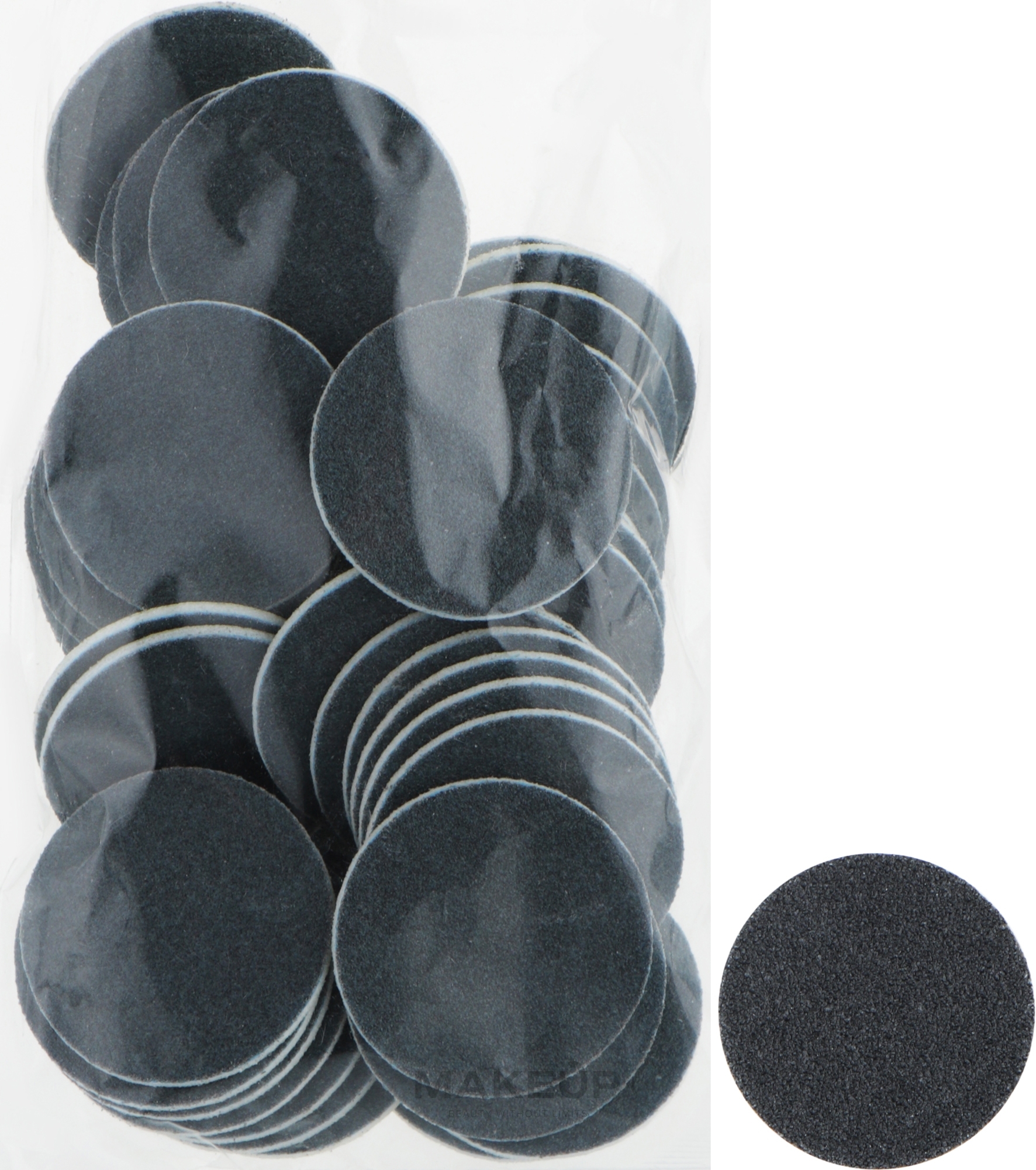 Змінні файли для педикюрного диска з м'яким шаром, 26 мм, 240 грит - ThePilochki — фото 50шт