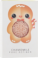 Спонж для лица "Имбирный пряник" - The Konjac Sponge Co Gingerbread Man — фото N2