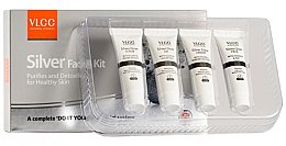 Парфумерія, косметика Набір - VLCC Silver Facial Kit (peeling/10g + gel/10g + cr/10g + mask/10g)