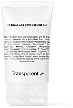 Парфумерія, косметика  Антивіковий крем для обличчя з ретиналем та бакучіолом  - Transparent Lab Retinal Age Reverse Cream