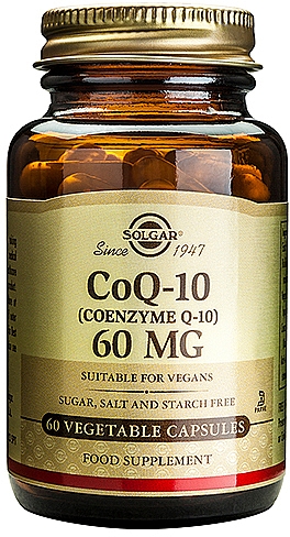 Харчова добавка "Коензим Q-10", 60 мг - Solgar CoQ-10 Coenzyme Q-10 60 mg — фото N2