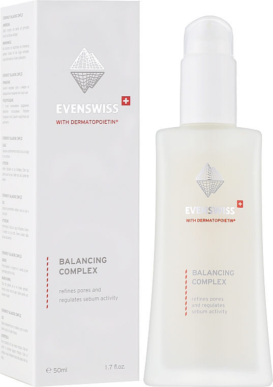 Балансирующая сыворотка для жирной кожи - Evenswiss Skin Defence Serum-Balancing Complex — фото N2