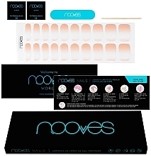 Набір гелевих наліпок для нігтів - Nooves Premium Luxe Nude Baby Boomer Gradient — фото N1