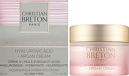 Крем для лица - Christian Breton Hyaluronic Acid+Argan Cream — фото N2