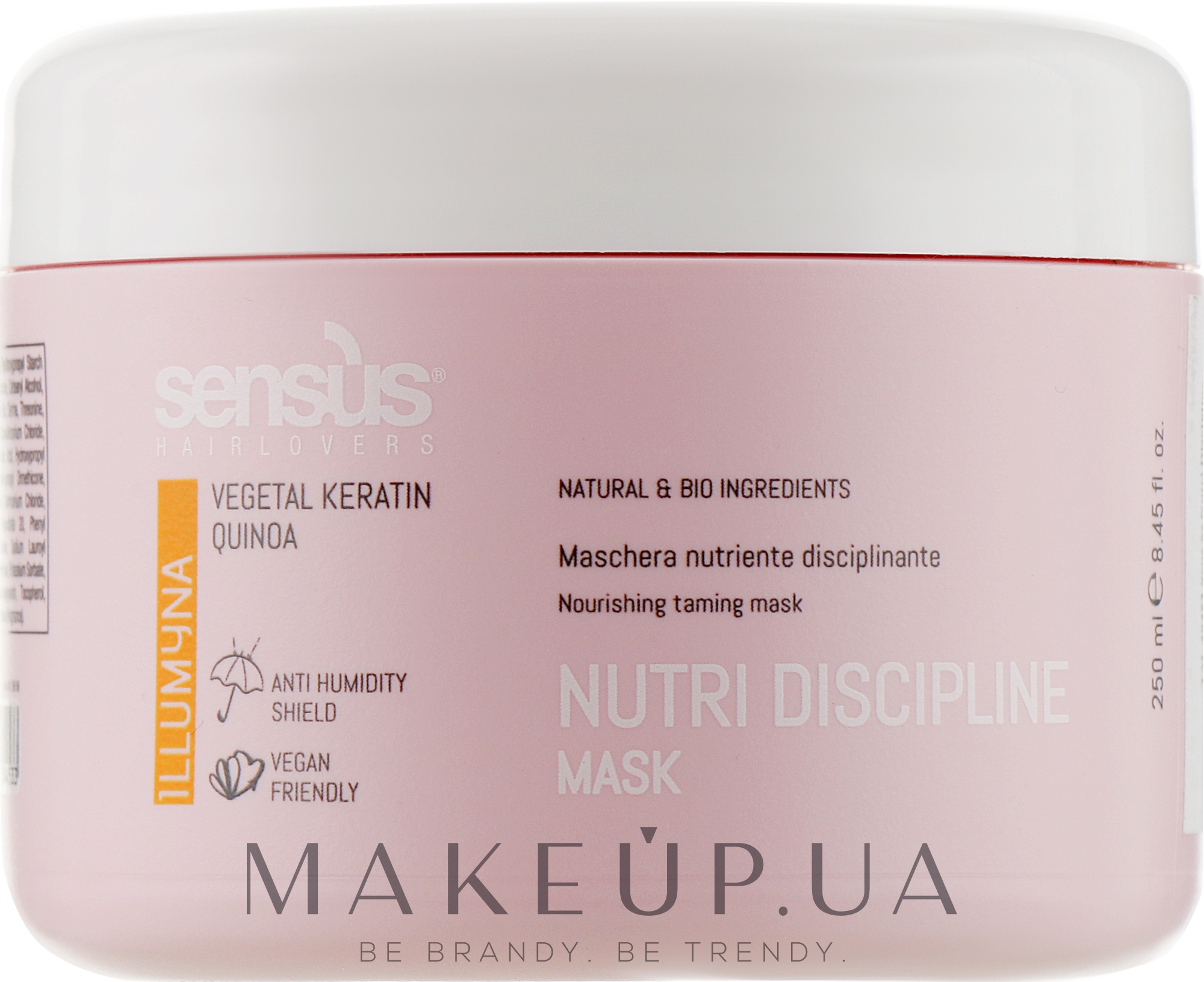 Маска для живлення сухого й кучерявого волосся - Sensus Nutri Discipline Mask — фото 250ml