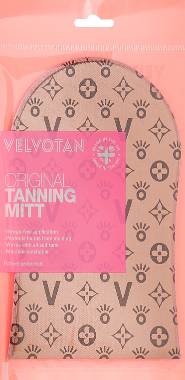 Аппликатор-рукавица для автозагара, бронзовая - Velvotan The Original Tanning Mitt — фото N1