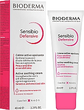 Легкий крем для чутливої шкіри - Bioderma Sensibio Defensive Active Soothing Cream — фото N2