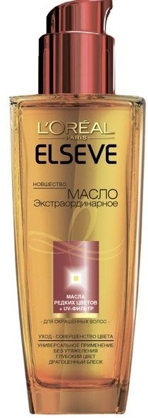 Экстраординарное масло для окрашенных волос - L'Oreal Paris Elseve Oil For Colored Hair — фото N1