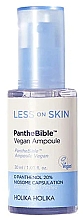 Парфумерія, косметика Ампула для чутливої шкіри - Holika Holika Less On Skin PantheBible Vegan Ampoule