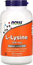 Капсулы "L-Лизин", 500 мг - Now Foods L-Lysine Capsules — фото N2