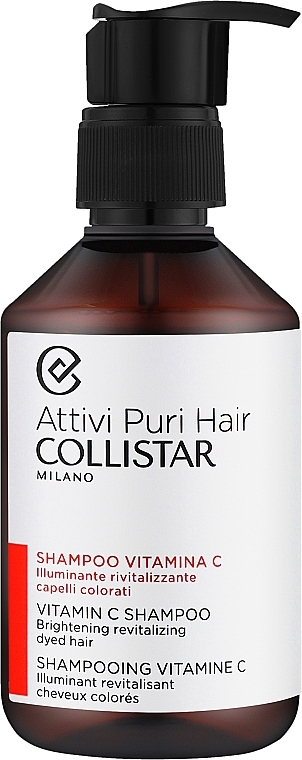 Шампунь для волос с витамином C - Collistar Attivi Puri Hair Vitamin C Shampoo — фото N1