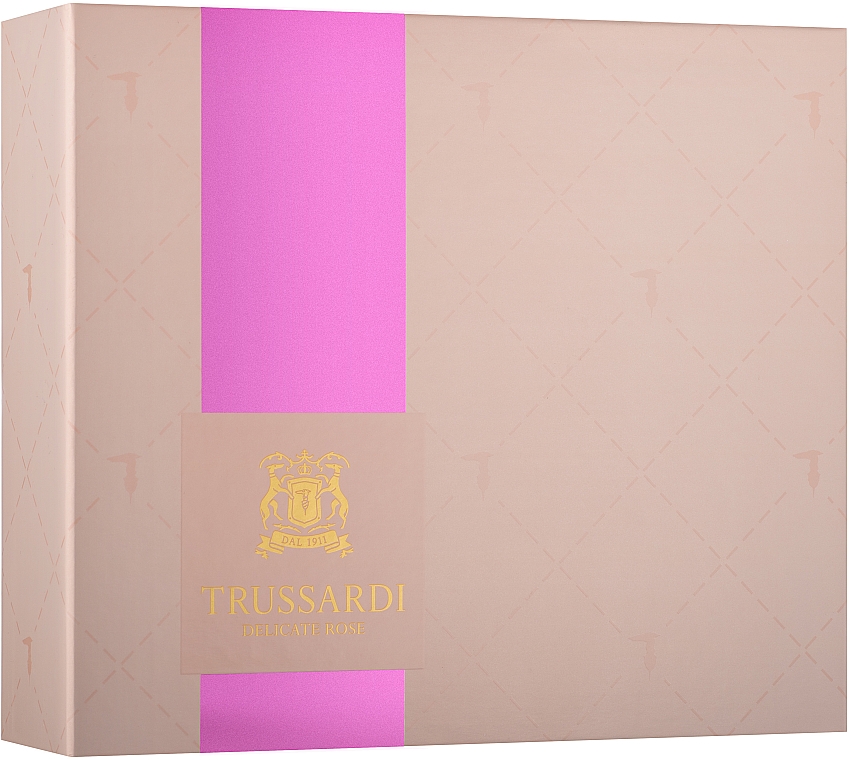 Trussardi Delicate Rose - Набор (edt 50ml + b/l 100ml)