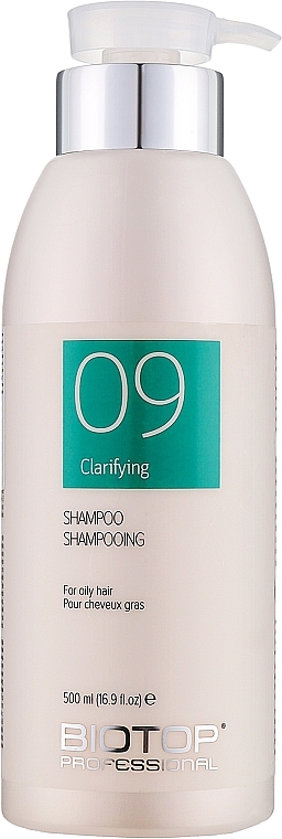 Шампунь для жирного волосся - Biotop 09 Clarifying Shampoo — фото N1