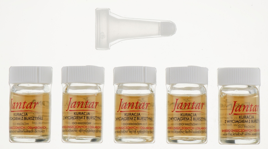 Засіб для надмірно пошкодженого волосся - Farmona Jantar Hair Treatment with Amber Extract — фото N2