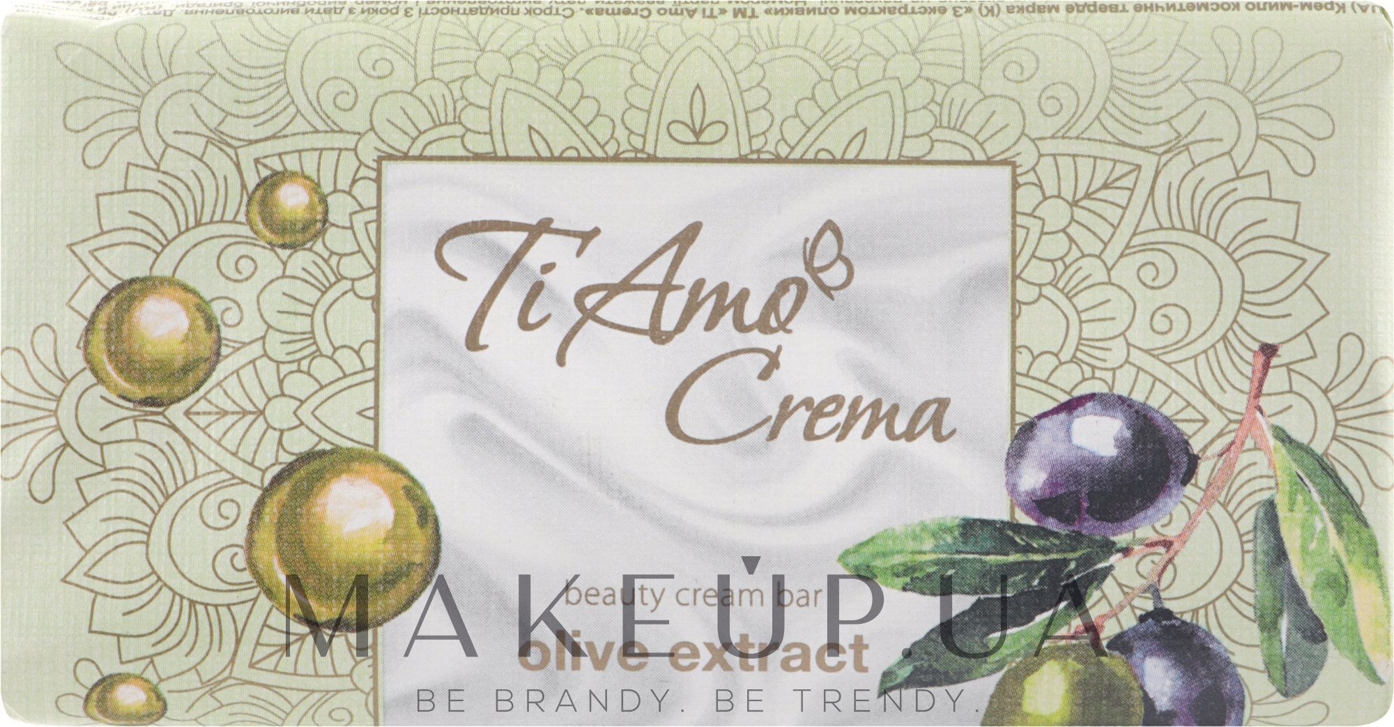 Крем-мило "С экстрактом оливки" - Мыловаренные традиции Ti Amo Crema — фото 125g