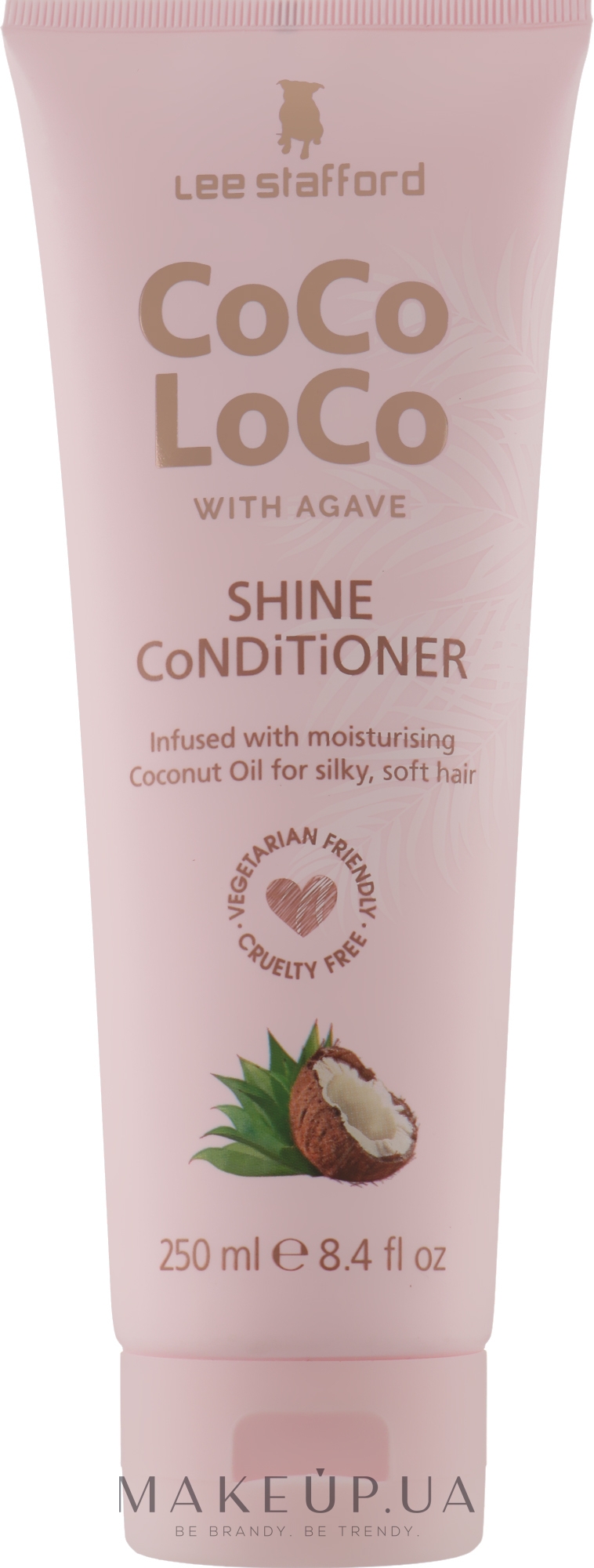 Зволожувальний кондиціонер для волосся - Lee Stafford Сосо Loco Shine Conditioner with Coconut Oil — фото 250ml