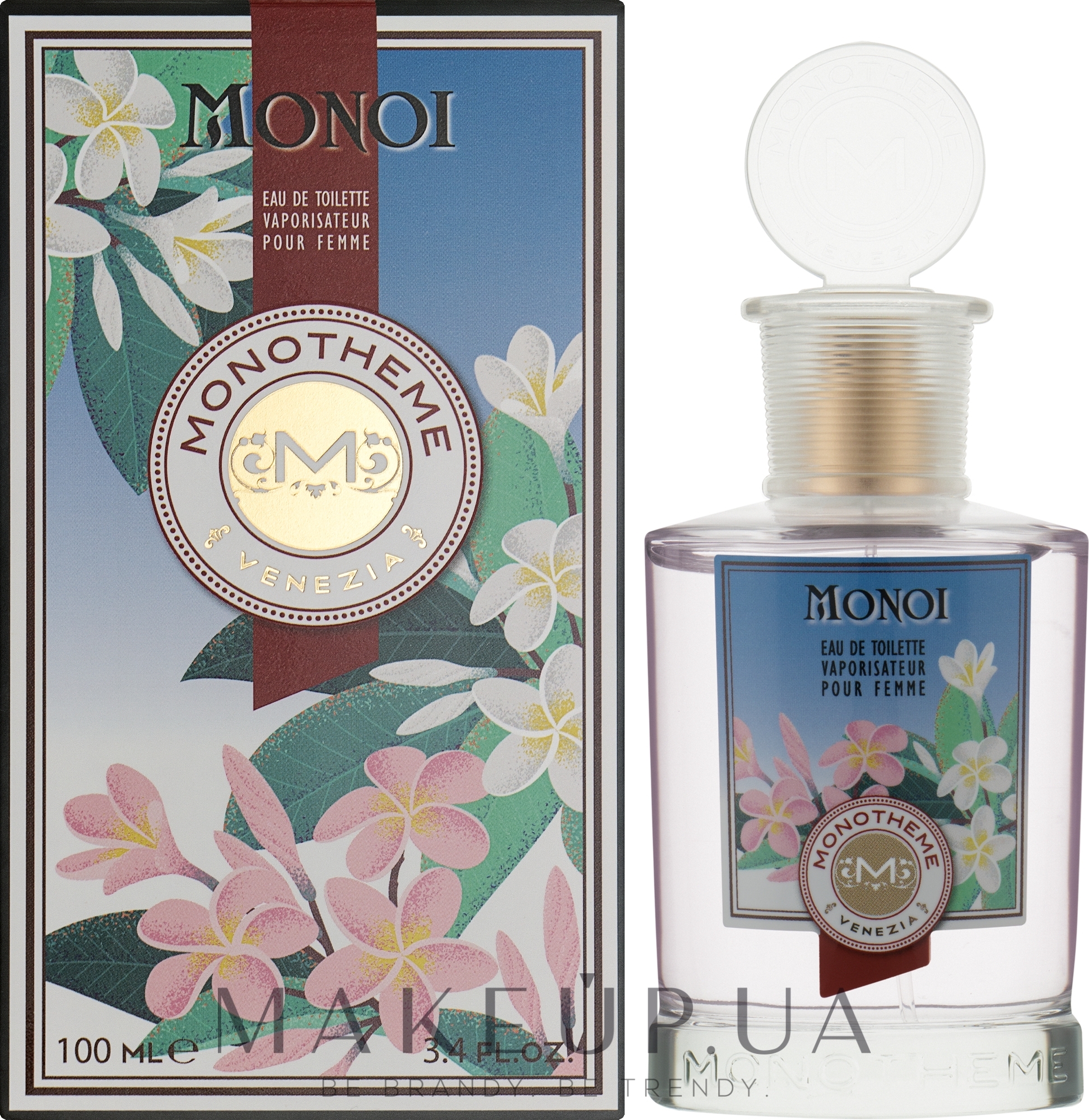 Monotheme Fine Fragrances Venezia Monoi - Туалетна вода — фото 100ml