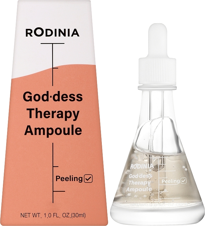 Сыворотка с пилинг-действием с гибискусом - May Island Rodinia Goddess Therapy Ampoule Peeling — фото N2