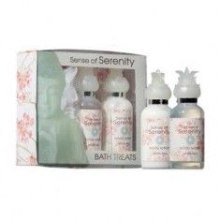 Духи, Парфюмерия, косметика Набор - Mades Cosmetics Sense Of Serenity (sh/gel/50ml + b/l/50ml + cream/50ml + мочалка)