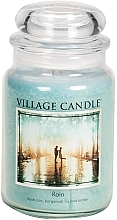 Ароматическая свеча в банке "Дождь" - Village Candle Rain — фото N2