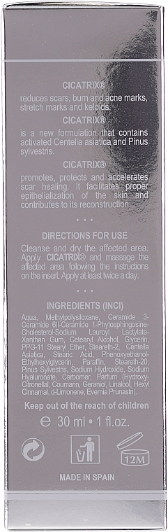 Крем для уменьшения шрамов, прыщей и растяжек - Catalysis Cicatrix Cream  — фото N3