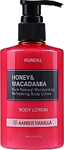 Парфумерія, косметика Лосьйон для тіла "Бурштинова ваніль" - Kundal Honey & Macadamia Body Lotion Amber Vanilla