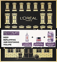Набор - L'Oreal Paris Revitalift Filler (day/f/cr/50ml + serum/30ml + eye/mask/11g) — фото N2