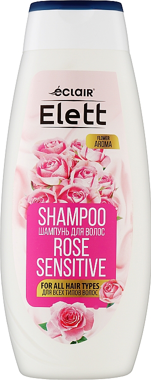 Шампунь для всех типов волос - Eclair Rose Sensitive Shampoo — фото N1