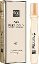Ролик-сироватка для видалення темних кіл під очима - Senana 24k Pure Gold Bright Beads Eye Essence — фото N1