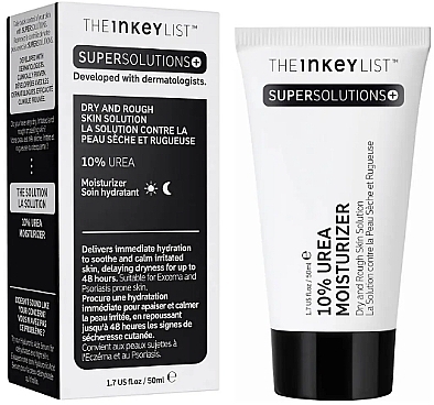 Зволожувальний крем для обличчя із сечовиною - The Inkey List Urea 10% Moisturizer — фото N1