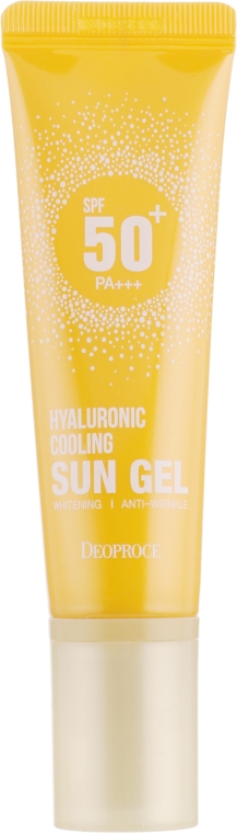 Солнцезащитный гель для тела - Deoproce Hyaluronic Cooling Sun Gel — фото N4