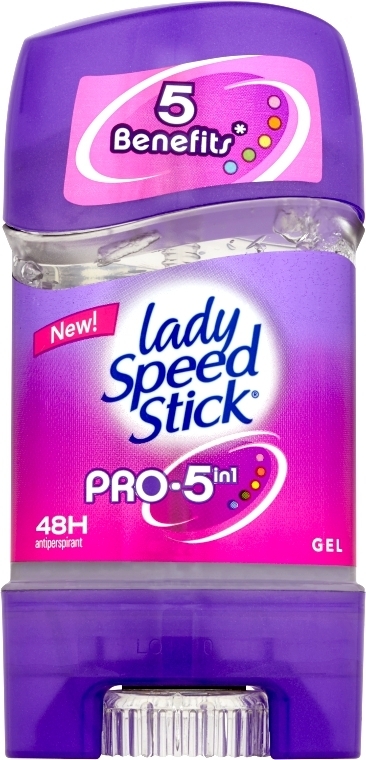 Дезодорант-гель "5 в 1" - Lady Speed Stick Pro 5in1 Antiperspirant Gel — фото N1
