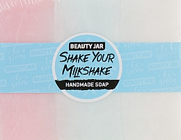 Парфумерія, косметика Гліцеринове мило з ароматом полуниці з вершками - Beauty Jar Shake Your Milkshake Handmade Soap