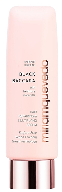 Зміцнювальна сироватка для волосся - Miriam Quevedo Black Baccara Hair Repairing & Multiplying Serum — фото N1