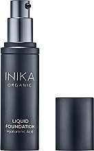 Духи, Парфюмерия, косметика Жидкая тональная основа - Inika Organic Liquid Foundation With Hyaluronic Acid