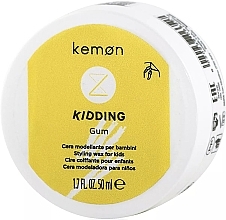 Парфумерія, косметика Дитячий віск для стайлінгу - Kemon Liding Kidding Gum